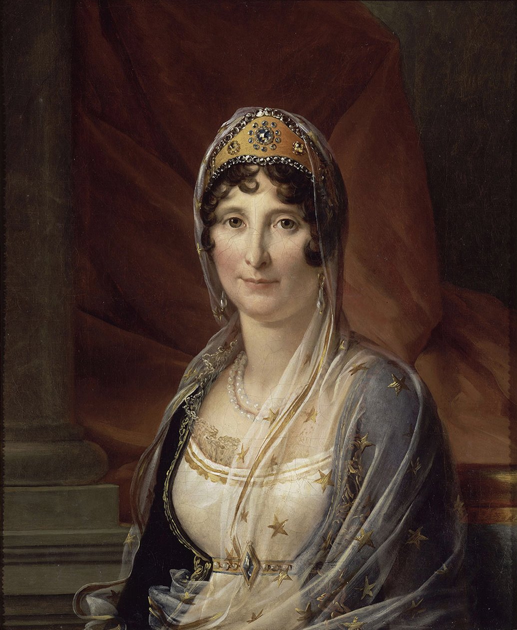 Portræt af Maria Letizia Ramolino Bonaparte 1750-1836, mor til Napoleon Bonaparte, ca 1804 af Francois Pascal Simon Gerard