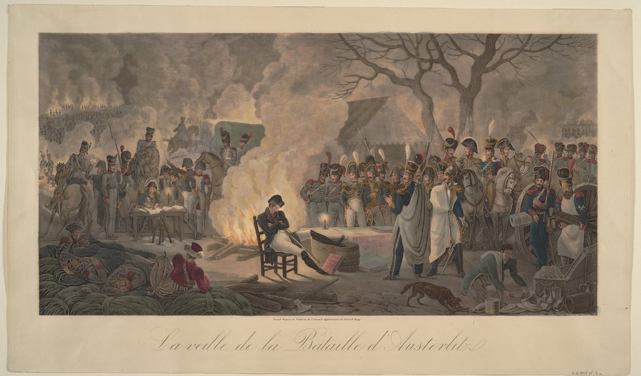 Slaget ved Austerlitz den 2. december 1805 af Francois Pascal Simon Gerard