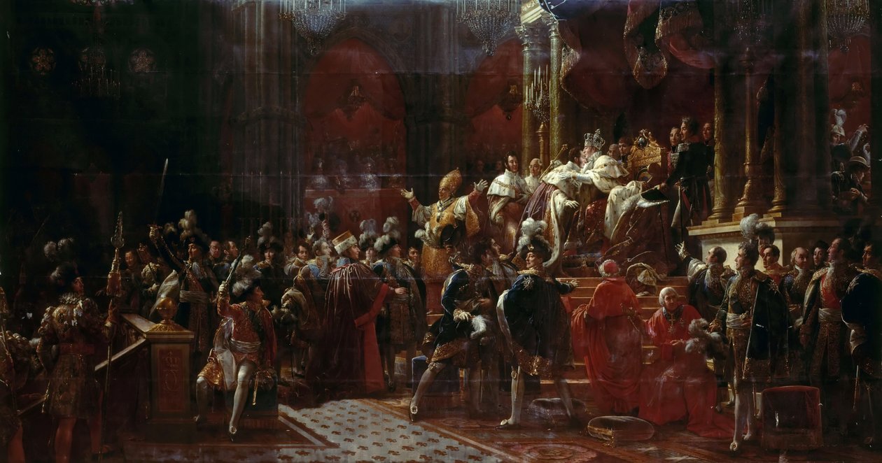 Kroningen af Charles X af Frankrig i Reims, 29. maj 1825 af Francois Pascal Simon Gerard