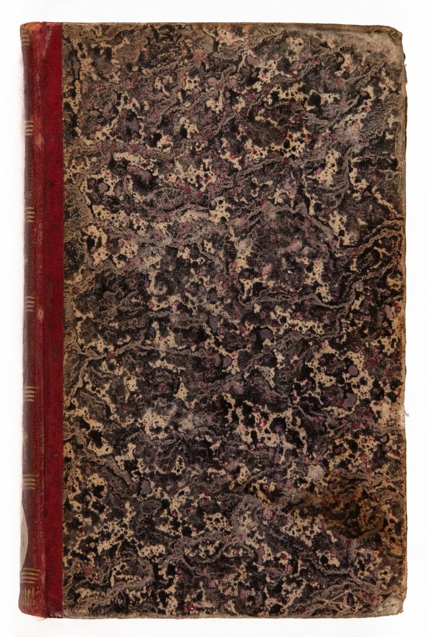 Genie du Christianisme, 1802 (læder og marmoreret papir) af Francois Rene Vicomte de Chateaubriand
