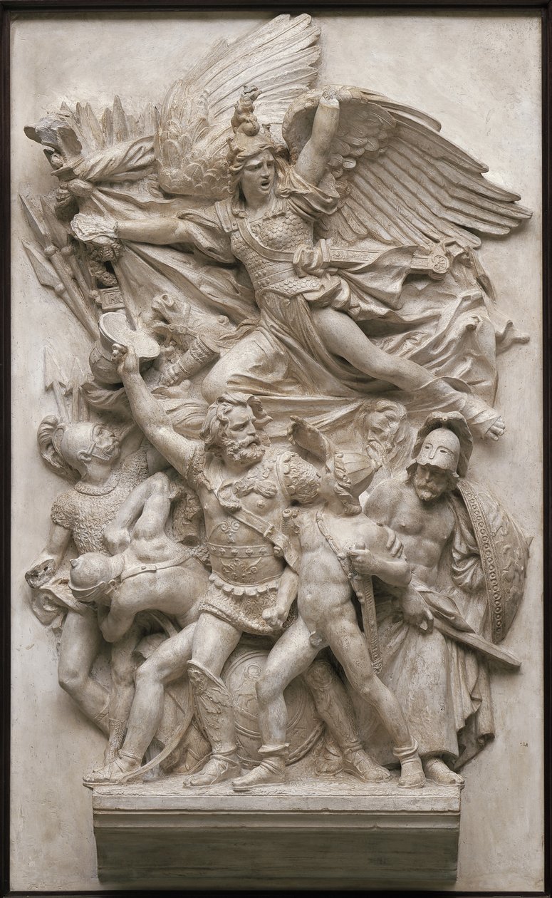 De frivilliges afgang i 1792 (Marseillaisen) c.1835 (gips) af Francois Rude