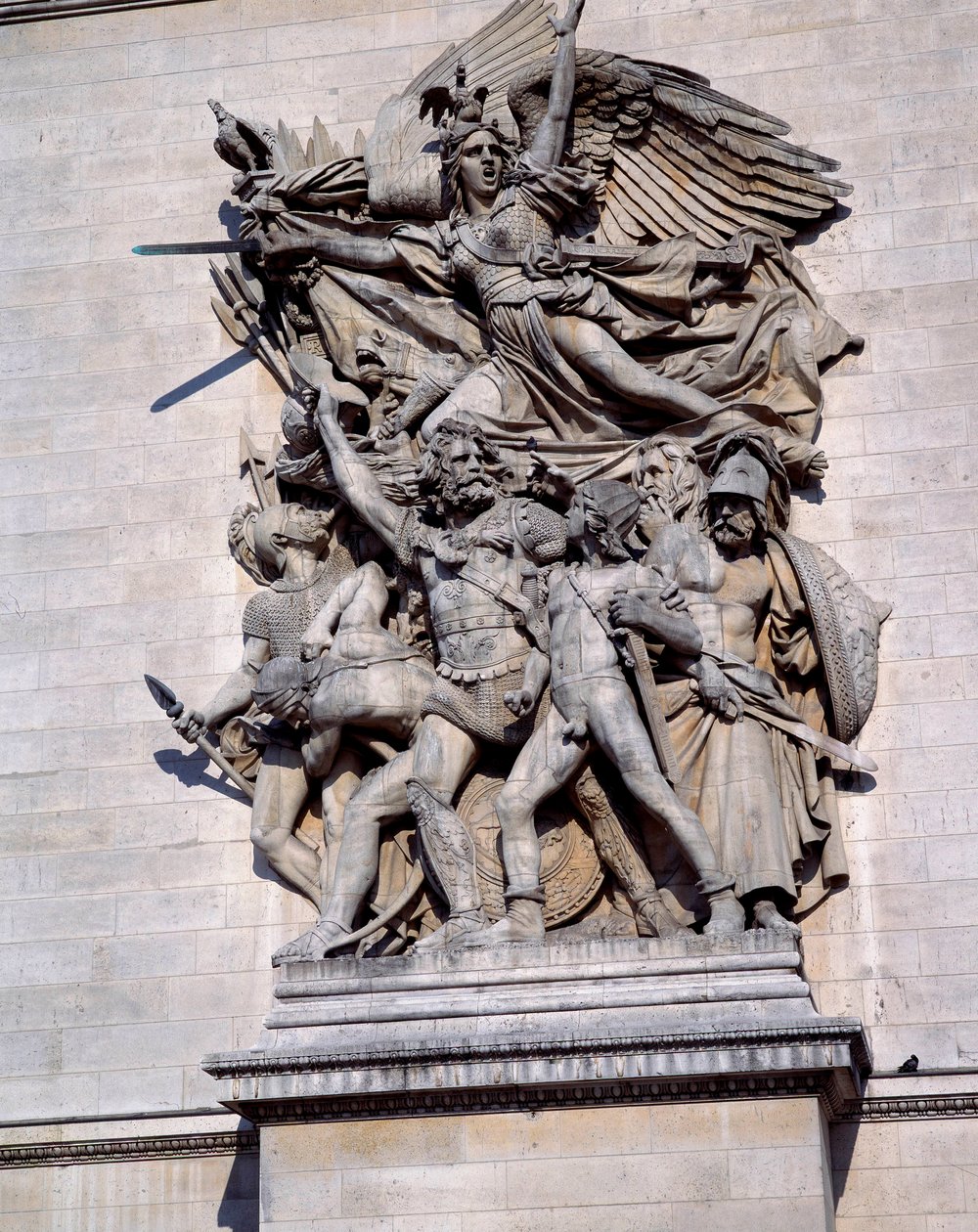 Marseillaisen fra Triumfbuen i Paris. Skulptur af Francois Rude (1784 - 1855) af Francois Rude