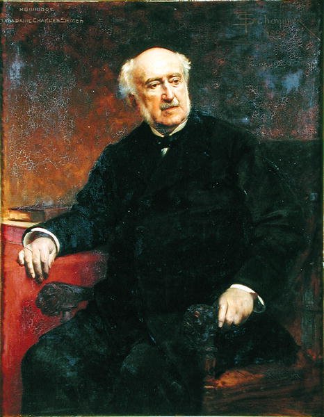 Francois-Jules Simon-Suisse (1814-96) 1894 af Francois Schommer