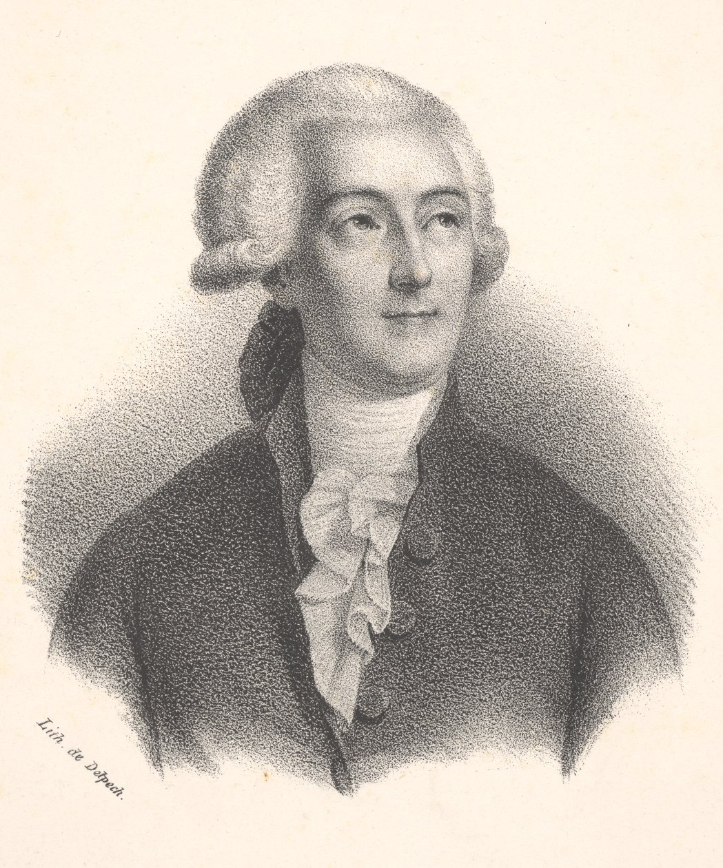 Antoine Laurent de Lavoisier (1743-1794), kemiker og fysiker af Francois Seraphin Delpech