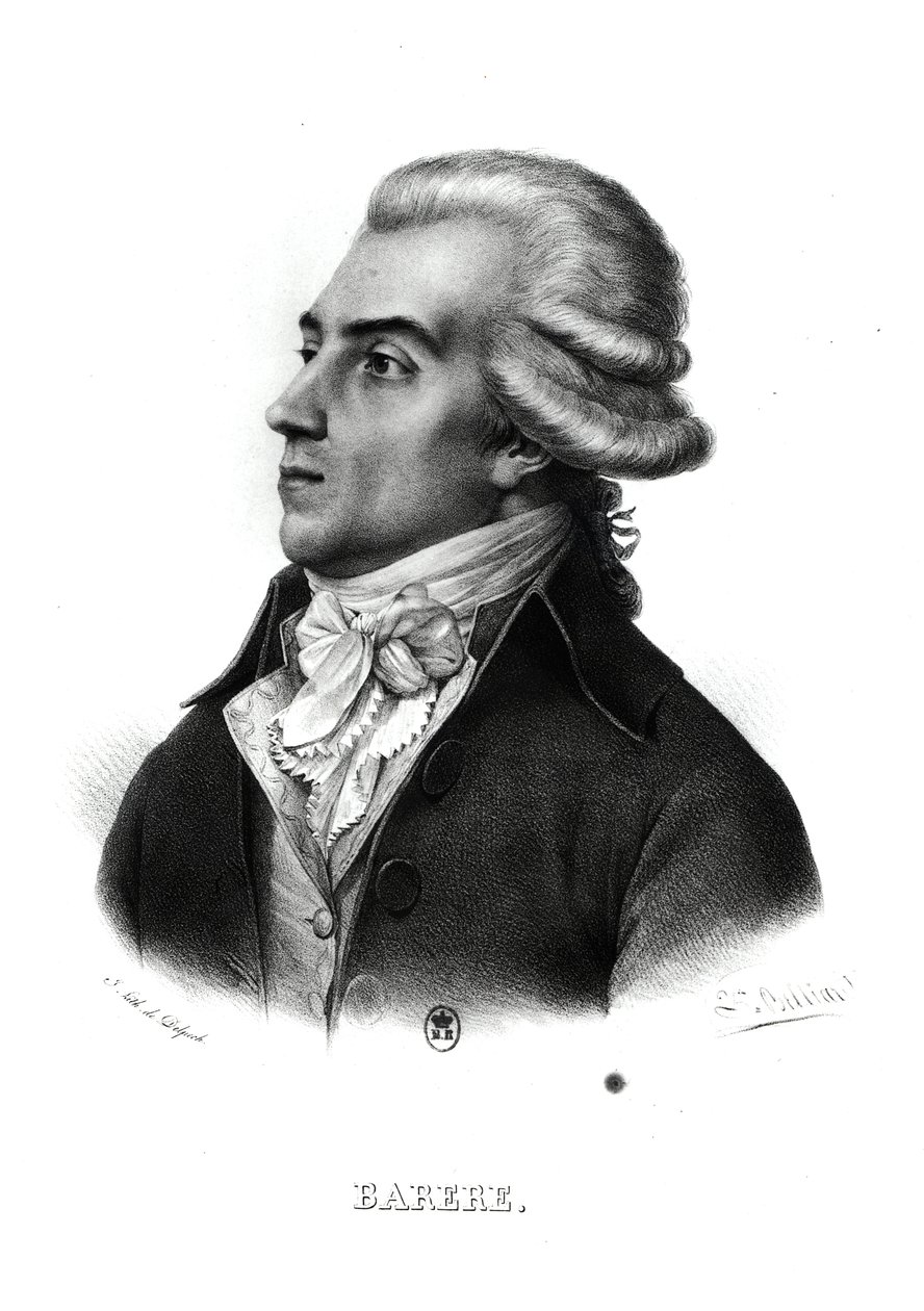 Bertrand Barere de Vieuzac (1755-1841) (gravering) (bw foto) af Francois Seraphin Delpech