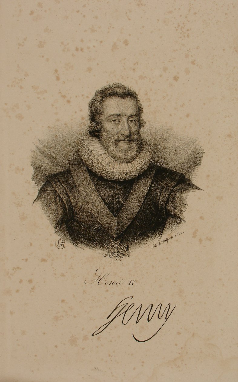Henri IV (1553-1610) af Frankrig af Francois Seraphin Delpech