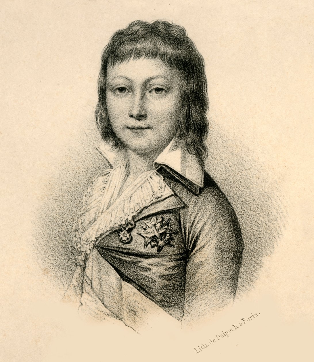 Ludvig XVII, 1785-1795, c1830. af Francois Seraphin Delpech