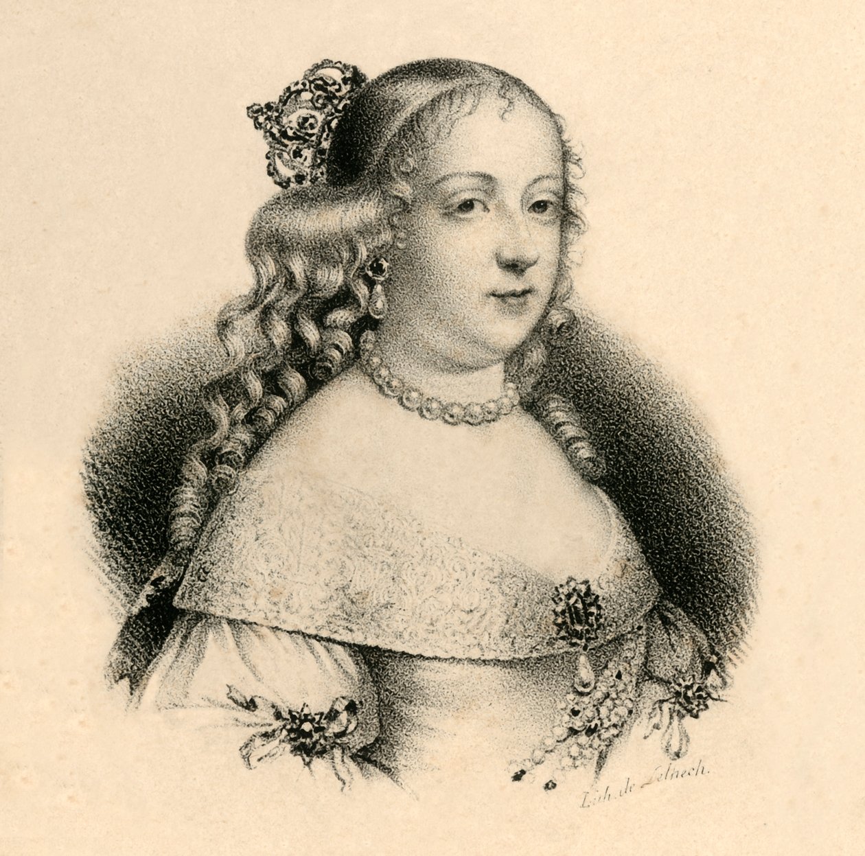 Marie Therese dAutriche, 1717-1780, c1830. af Francois Seraphin Delpech