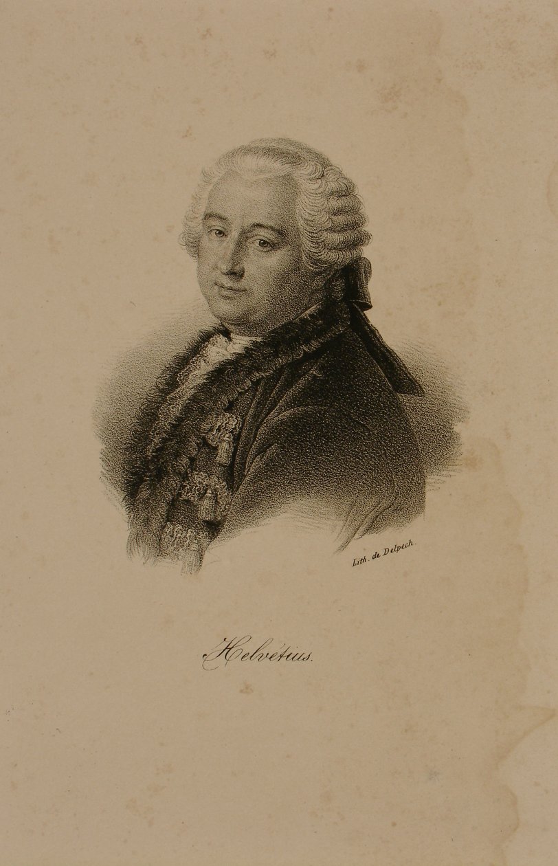 Portræt af Claude Adrien Helvetius (1715-71) af Francois Seraphin Delpech