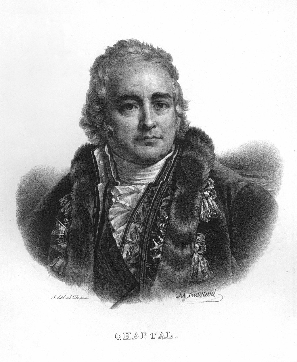Portræt af Jean-Antoine Chaptal af Francois Seraphin Delpech