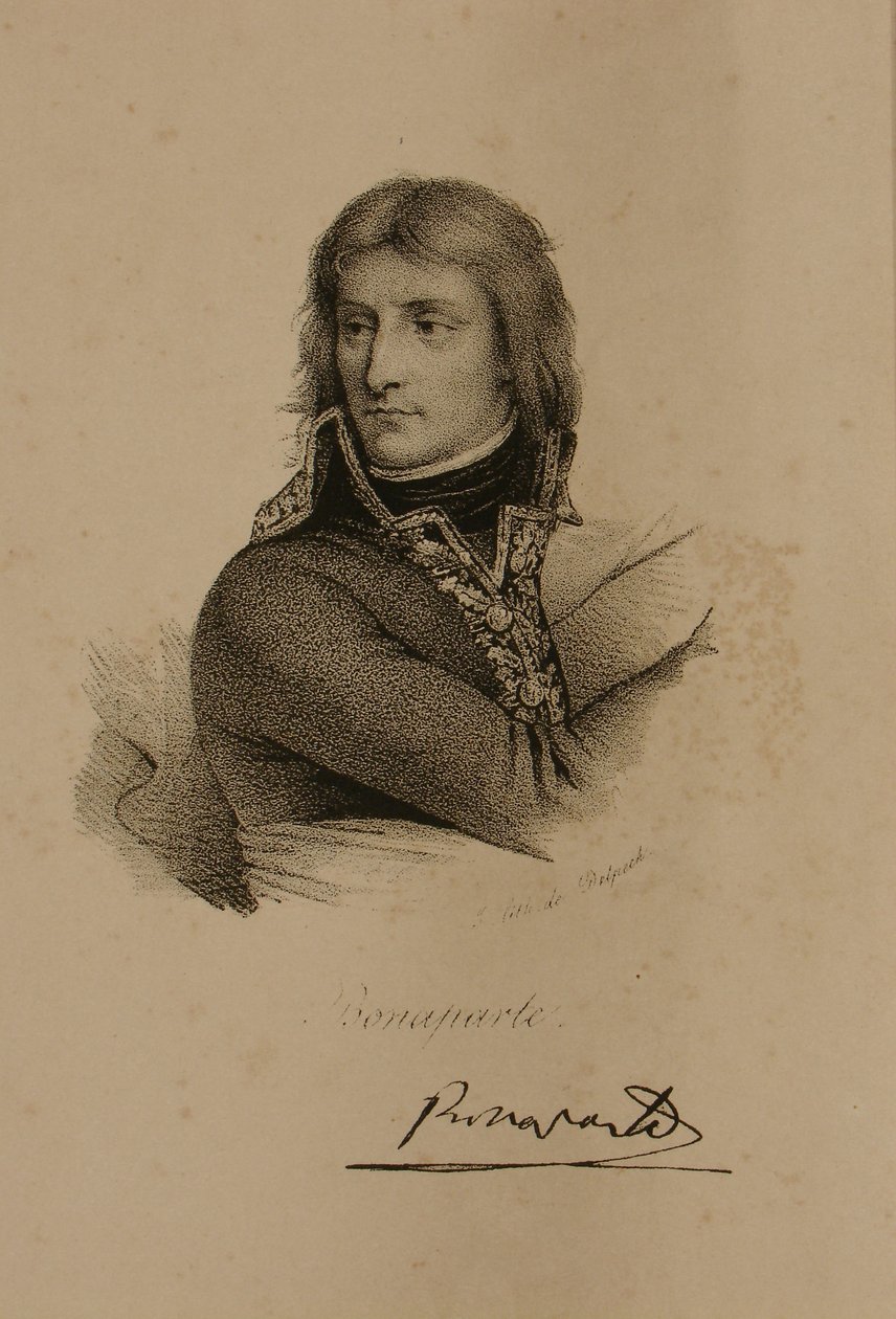 Portræt af Napoleon Bonaparte (1769-1821) af Francois Seraphin Delpech