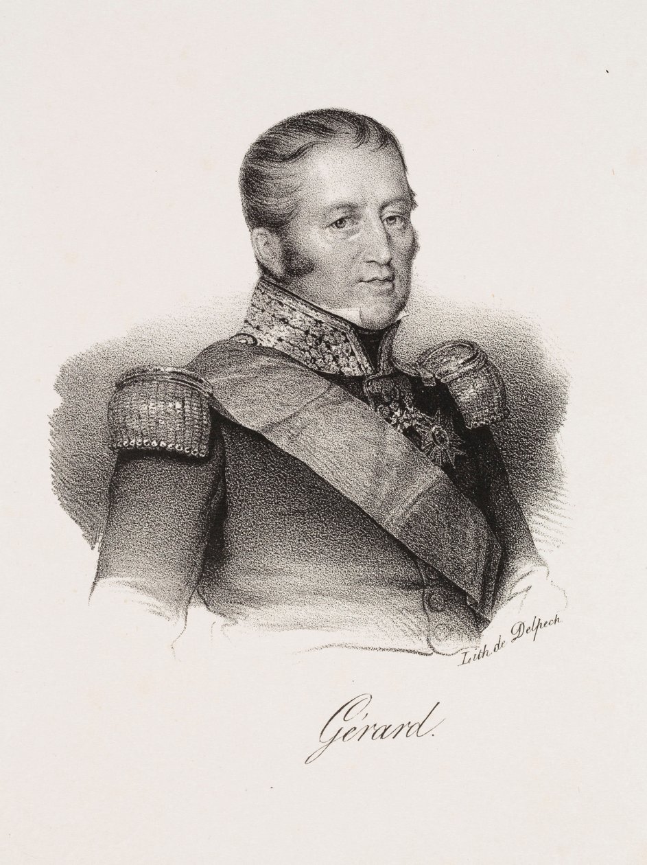 Portræt af Étienne Maurice Gérard af Francois Seraphin Delpech