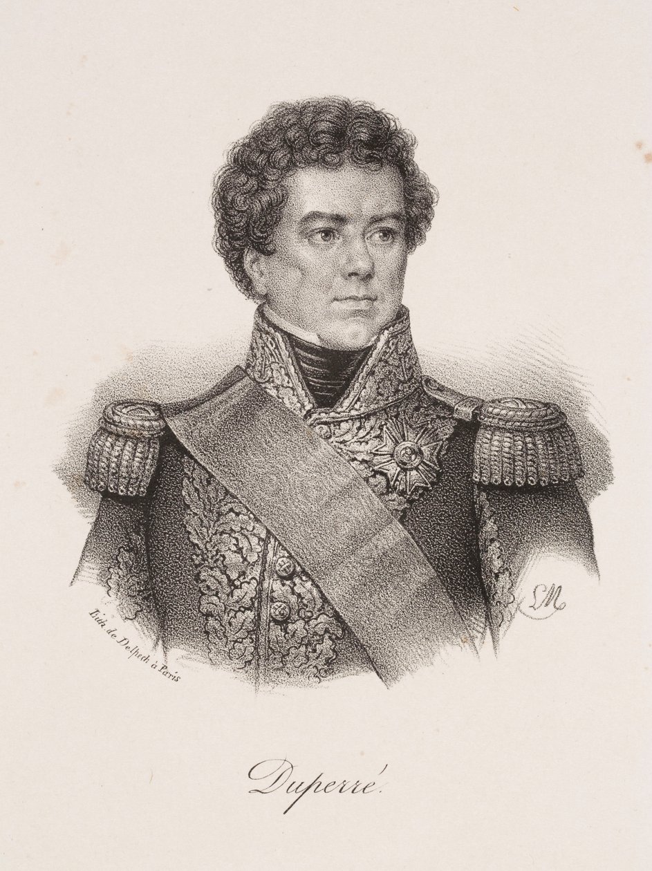 Portræt af Guy-Victor Duperré af Francois Seraphin Delpech