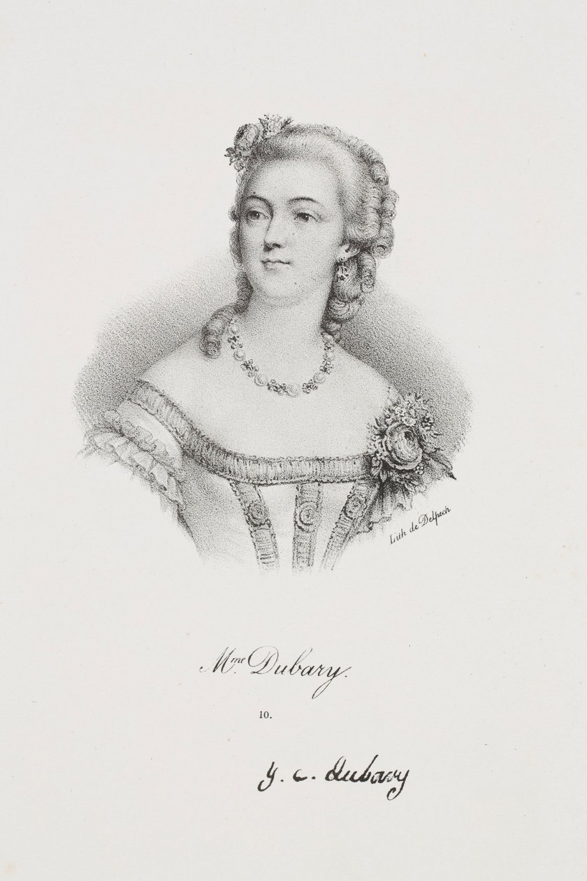 Portræt af Madame Dubary af Francois Seraphin Delpech