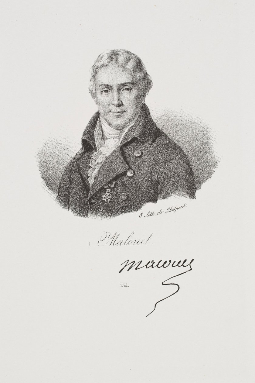 Portræt af Pierre-Victor Malouët af Francois Seraphin Delpech