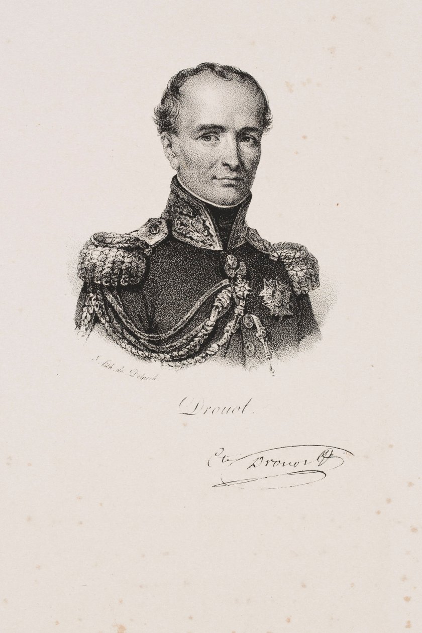 Portræt af general Antoine Drouot af Francois Seraphin Delpech
