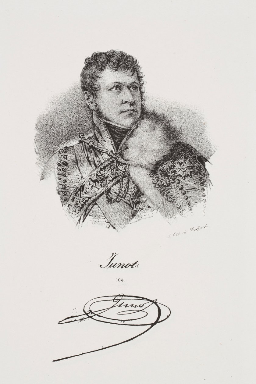 Portræt af general Jean-Andoche Junot af Francois Seraphin Delpech