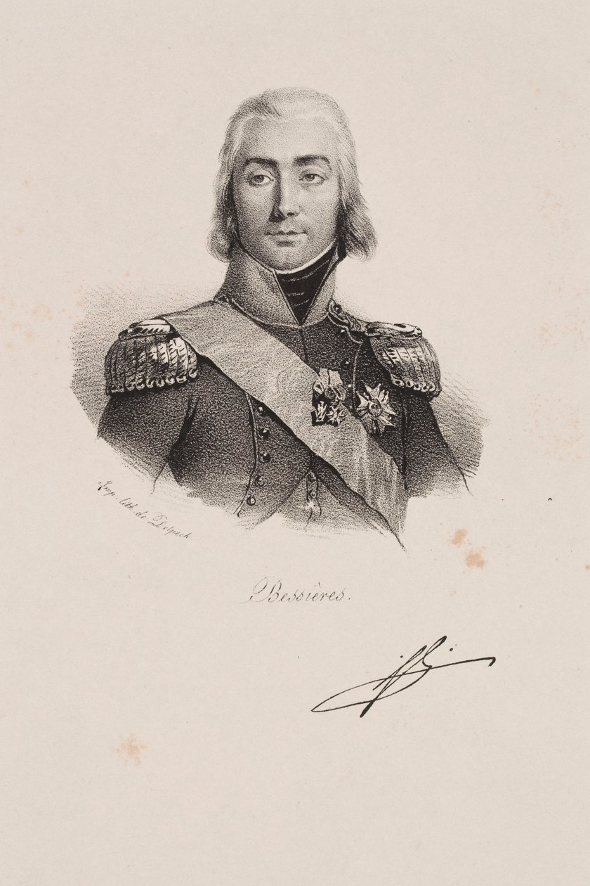 Portræt af marskal Jean-Baptiste Bessières af Francois Seraphin Delpech