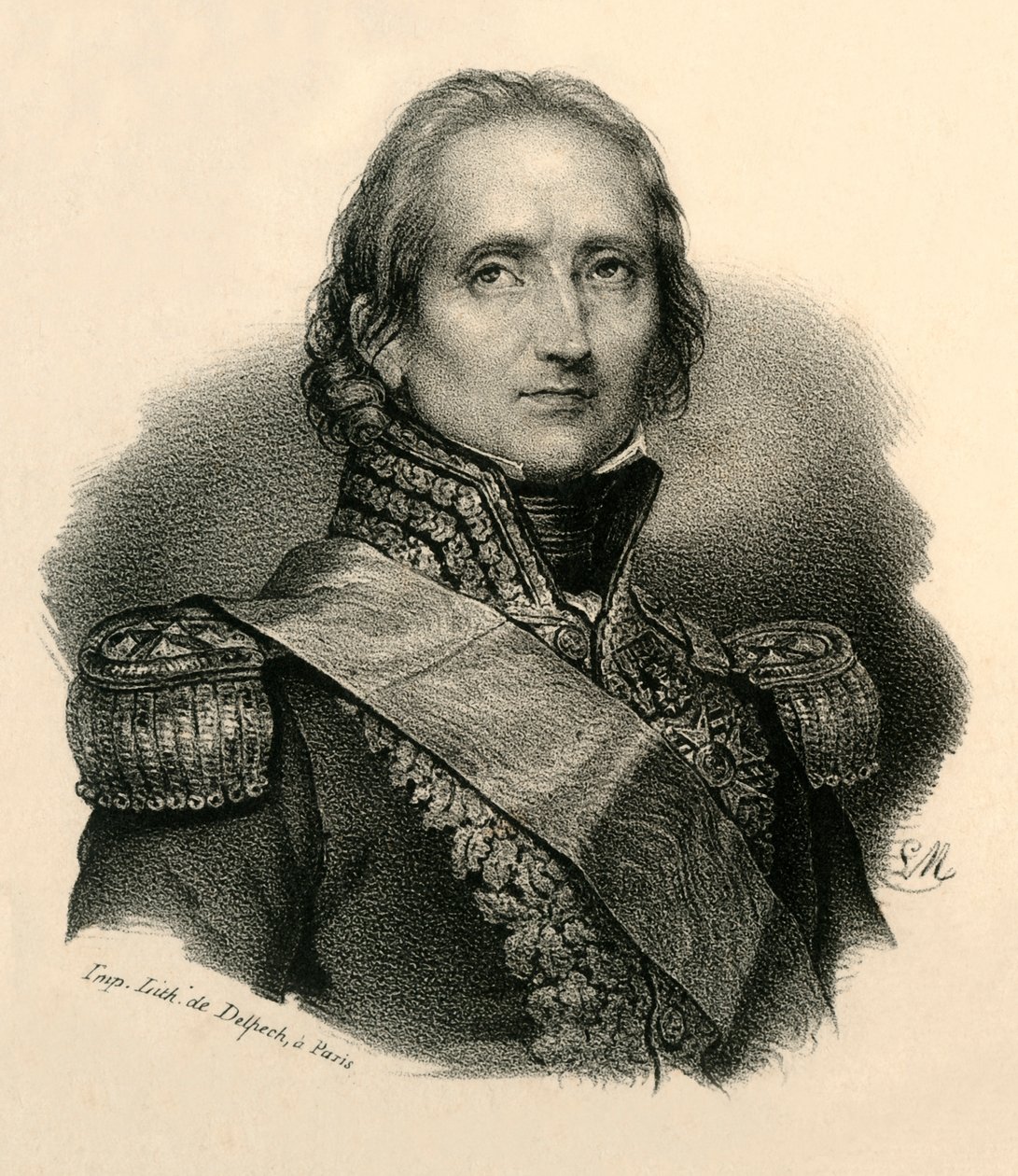 Soult, 1769-1851, c1830. af Francois Seraphin Delpech