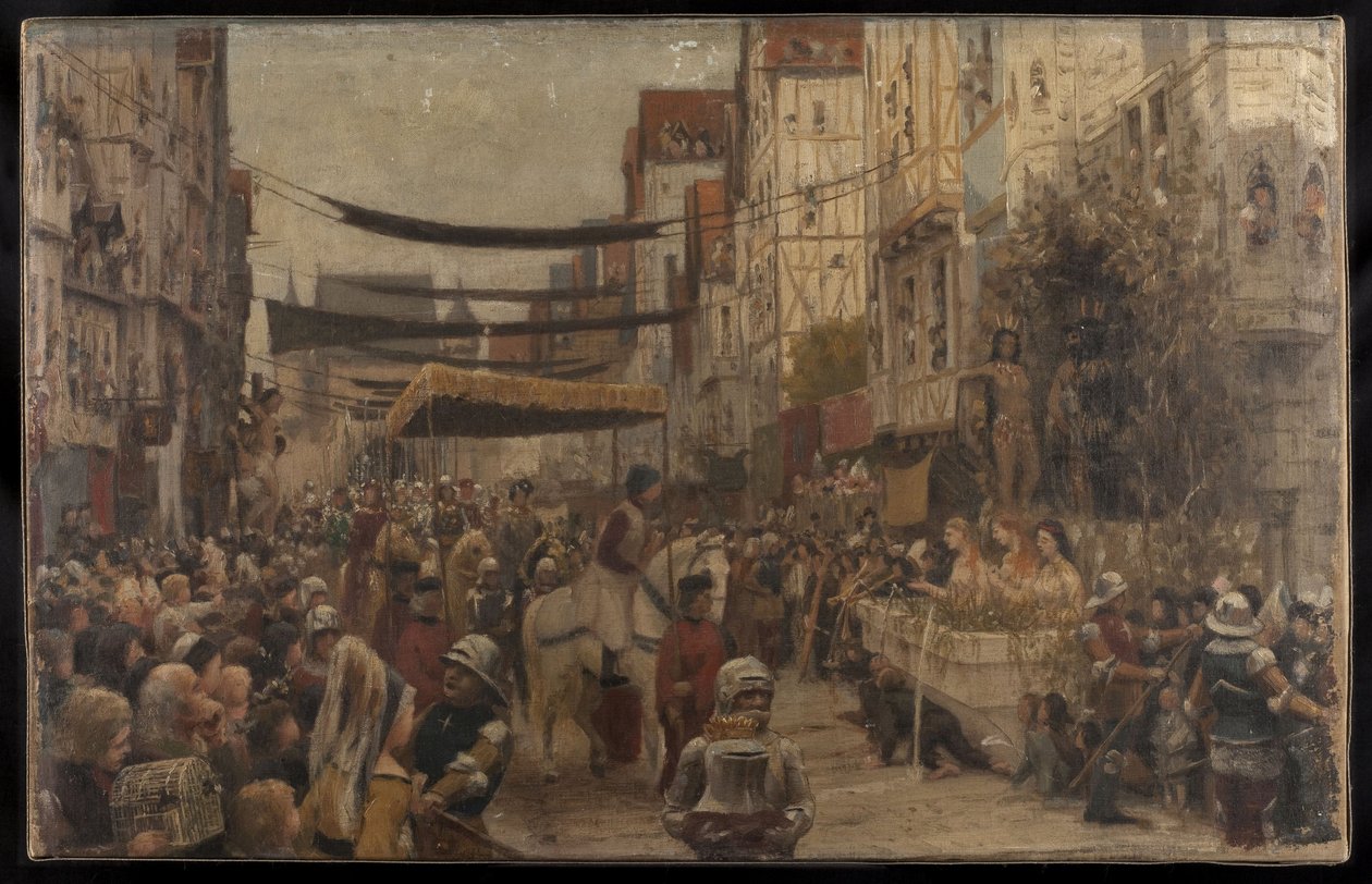 Skitse til Salon des Sciences, Hôtel de Ville, Paris: Ludvig XI