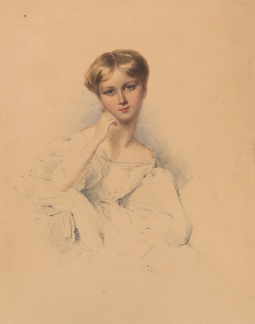 Catherine Lamb af Francois Theodore Rochard