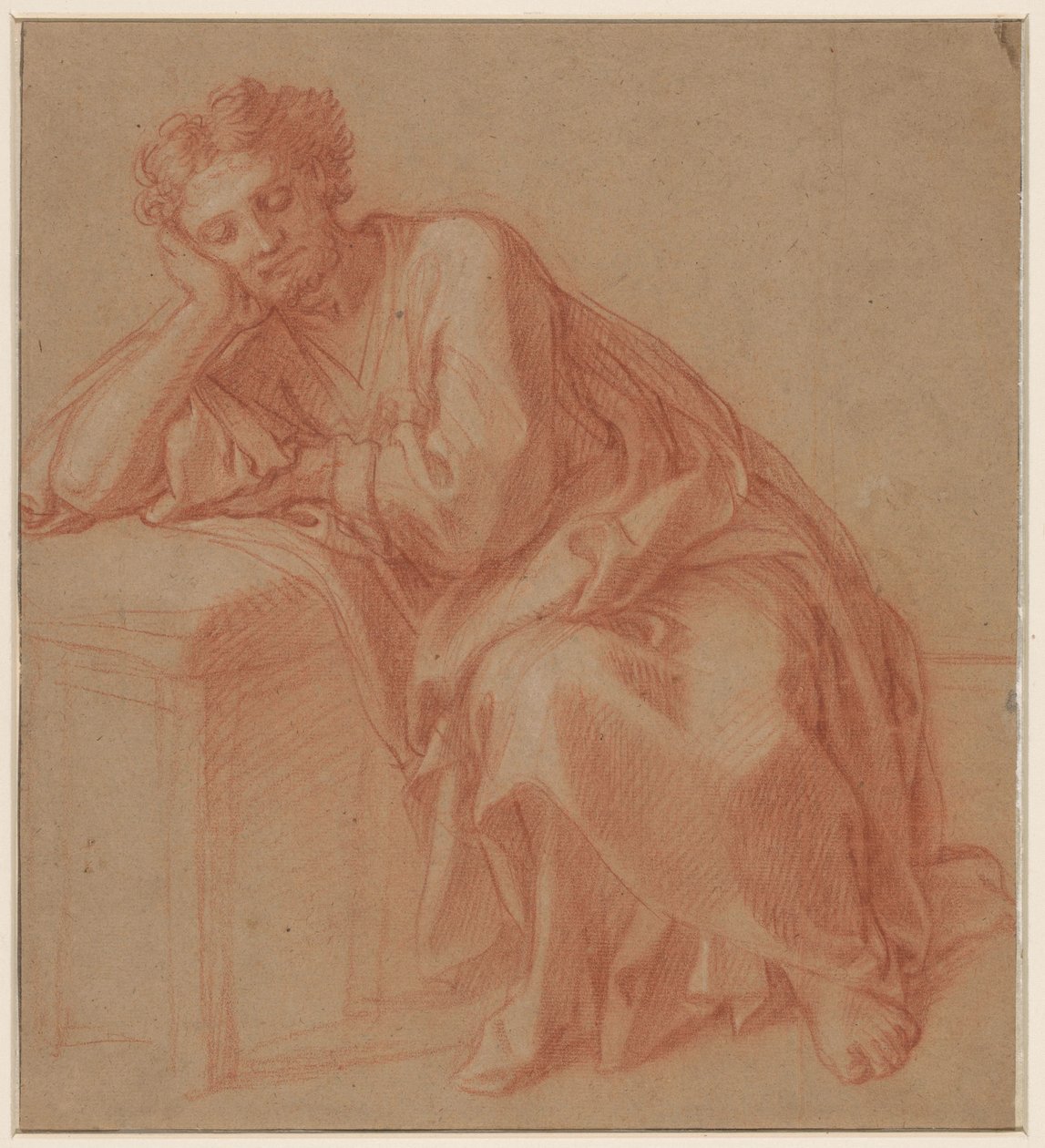 Studie af en hvilende mand af Francois Verdier