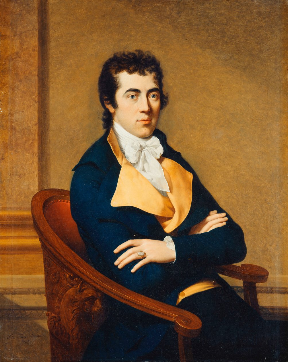 Portræt af Henry Richard Vassall Fox, 3rd Lord Holland af Francois Xavier Fabre