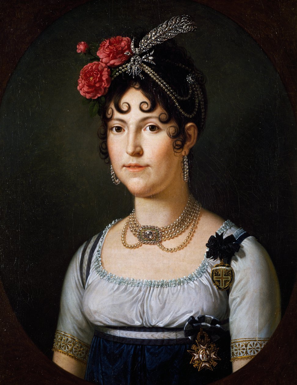 Portræt af Maria Louisa, hertuginde af Spanien af Francois Xavier Fabre