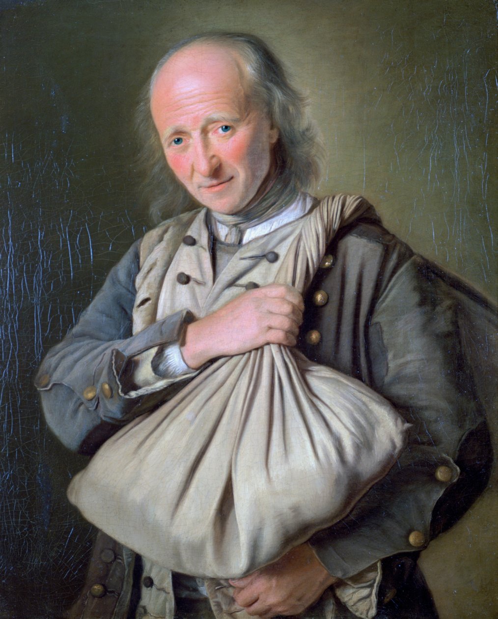En mand med en dobbelt sæk, c1725-1778 af Francoise Duparc