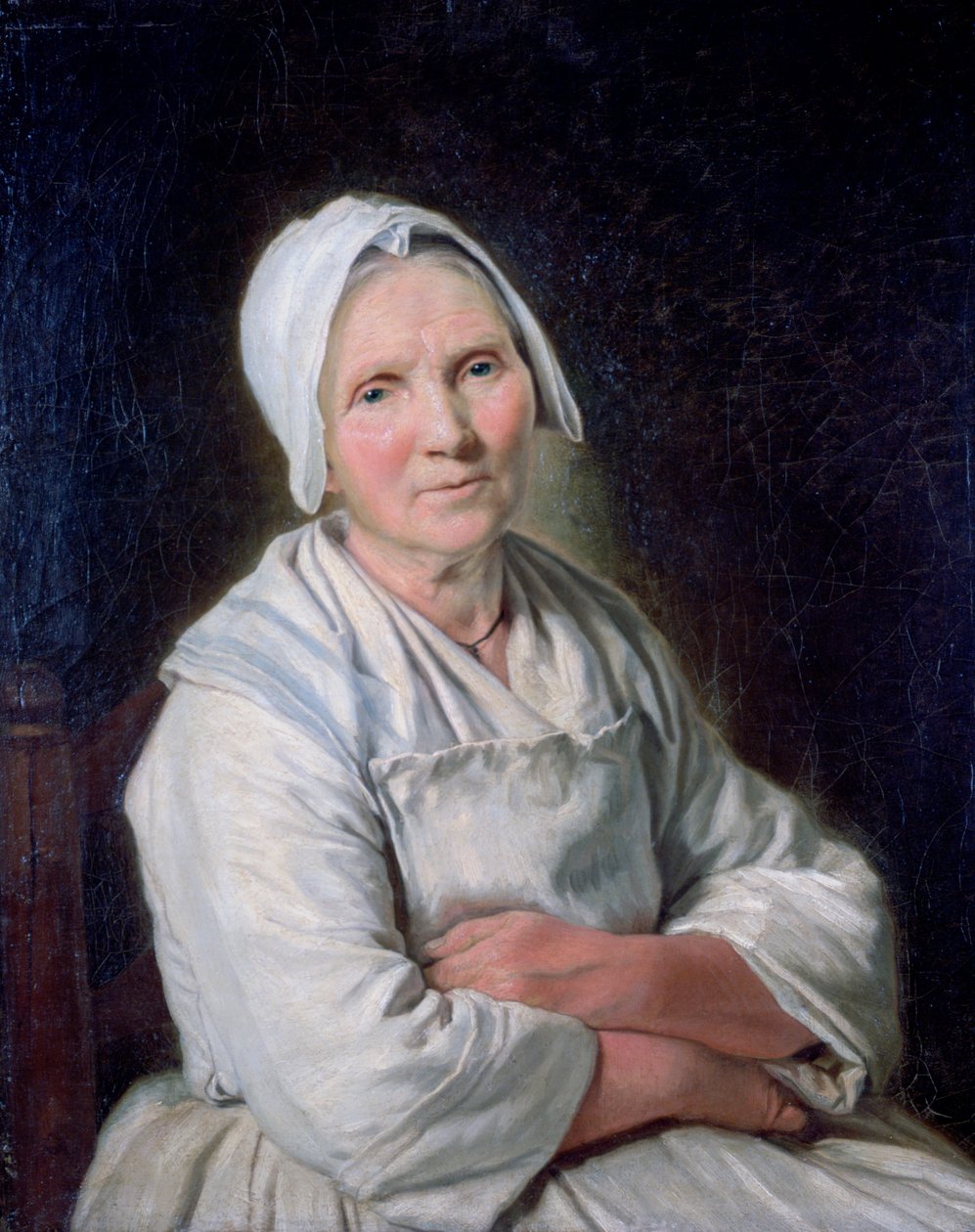 Gammel kvinde, c1725-1778 af Francoise Duparc