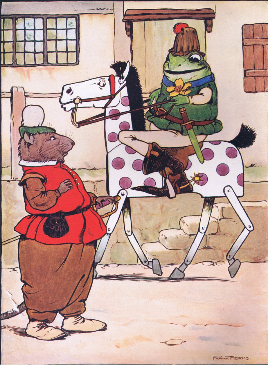 Så gik han i gang med sin operahat, illustration fra 