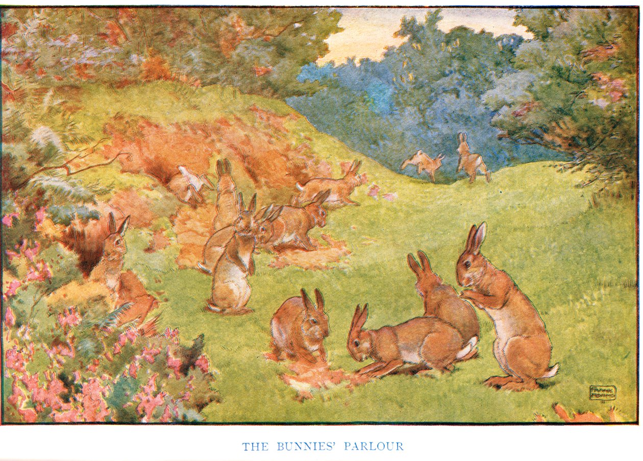 The Bunnies Parlour, illustration fra 