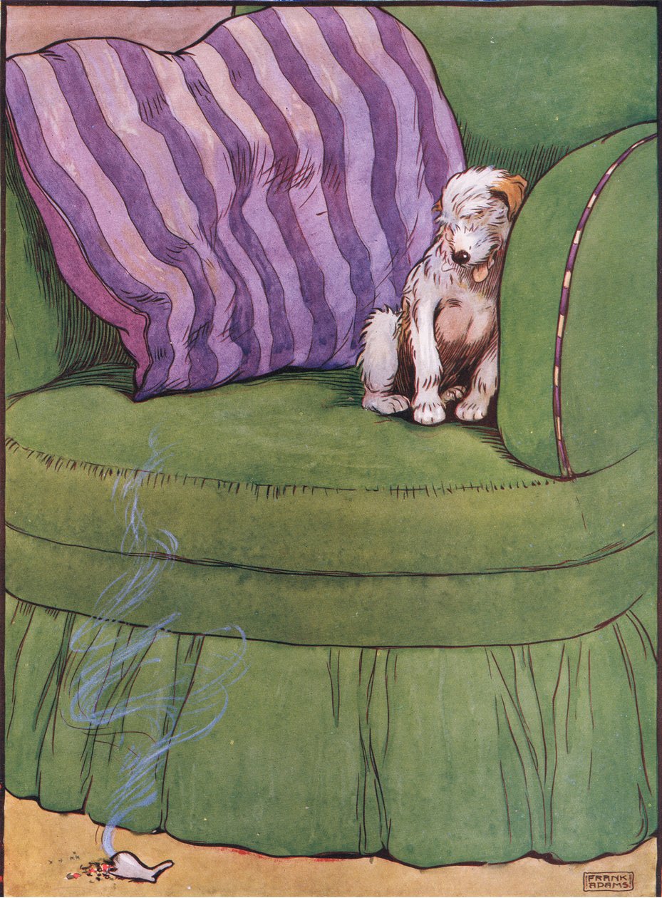 Hunden sad i en stol, 1930