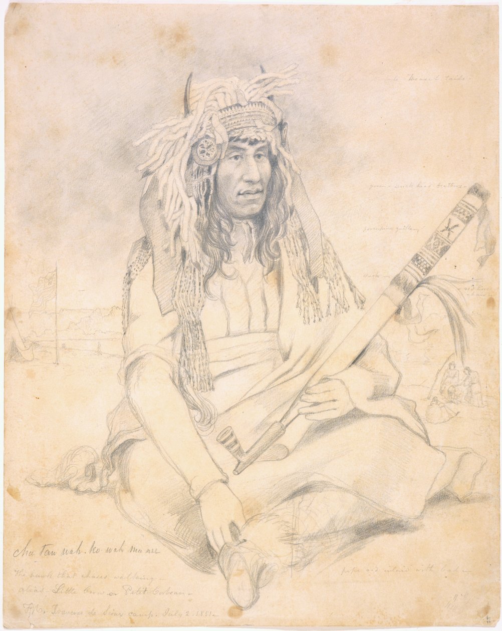 Lille Krage, 1851 af Frank Blackwell Mayer