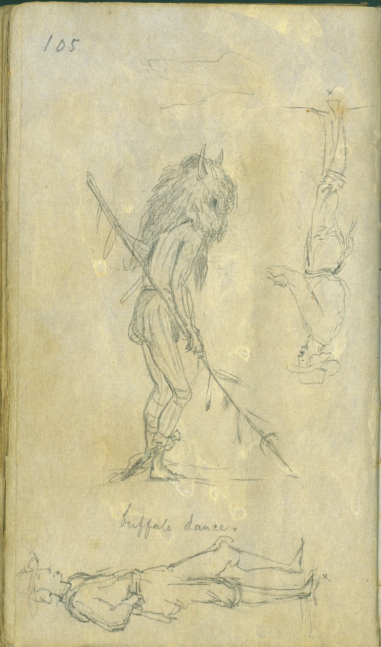 Skitser, 1851 af Frank Blackwell Mayer