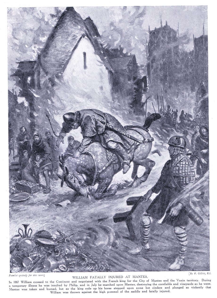 William dødeligt såret i Nantes, 1920