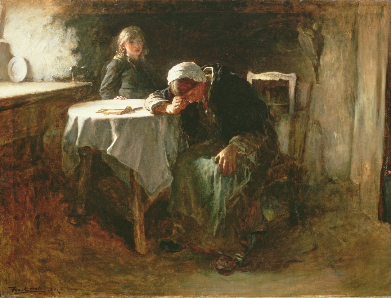 Fortvivlelse, 1881 af Frank Holl