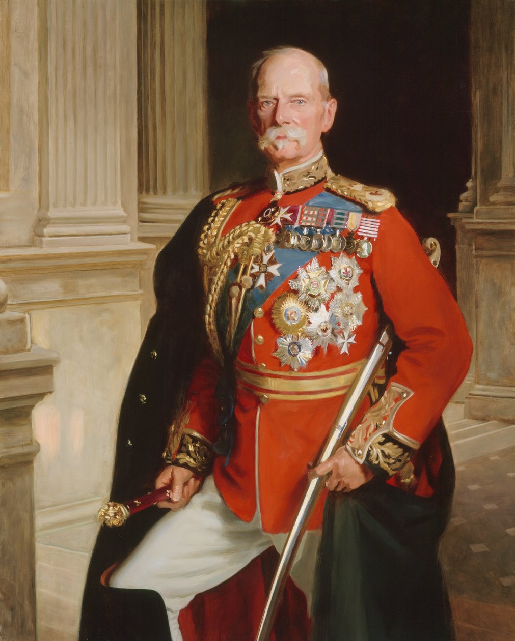 Feltmarskal Lord Roberts af Kandahar, Pretoria og Waterford (1832-1914) 1917 af Frank Markham Skipworth