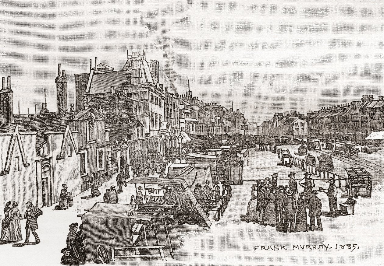 Whitechapel Road, London, England, 1885 af Frank Murray