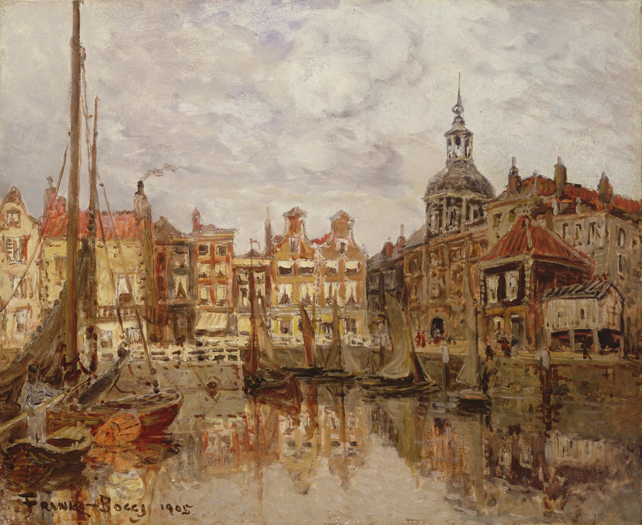 En havn, 1905 af Frank Myers Boggs