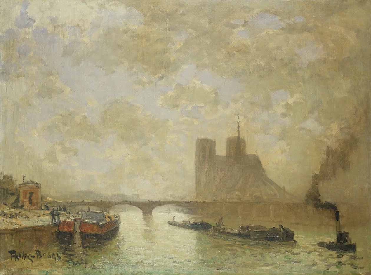 Notre Dame, Paris af Frank Myers Boggs