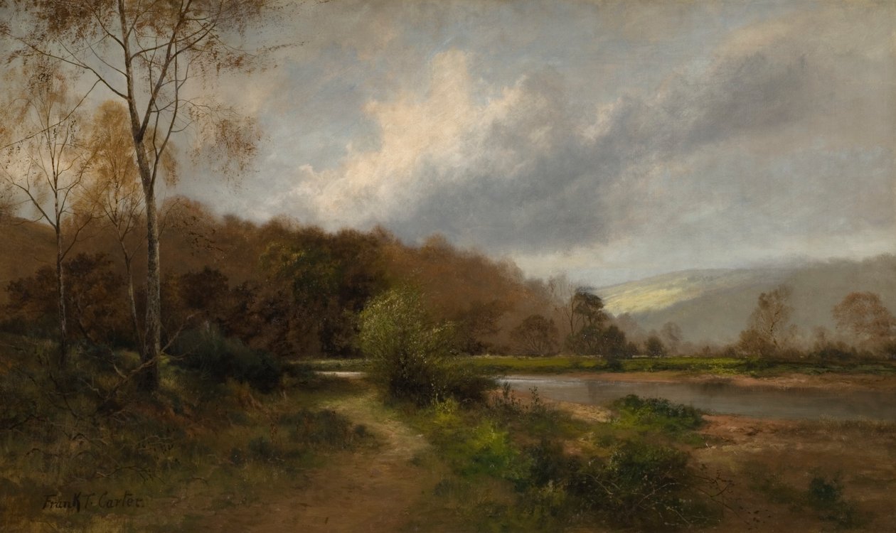 Derwent nær Lintz Green af Frank Thomas Carter