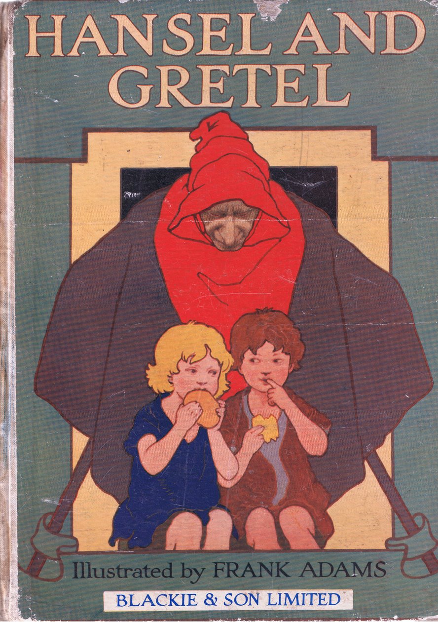 Forside, fra Hansel and Gretel udgivet af Blackie & Son Limited, ca. 1940 af Frank Adams
