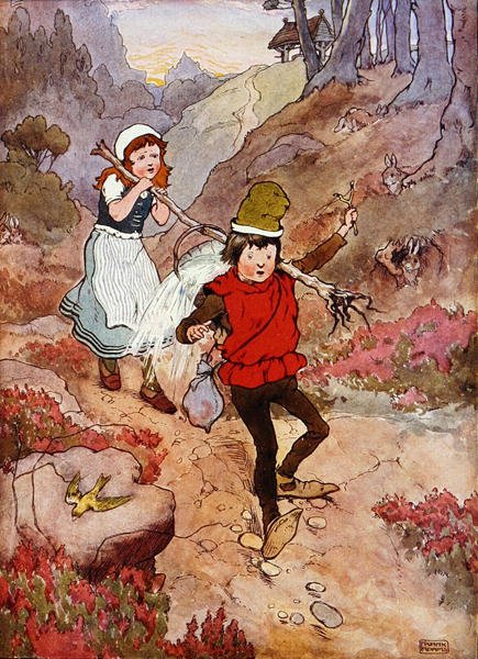 Jack og Jill, illustration fra 