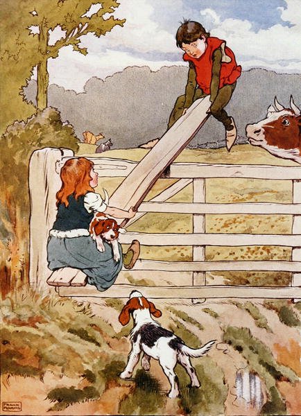 See-Saw Marjorie-Daw, illustration fra 
