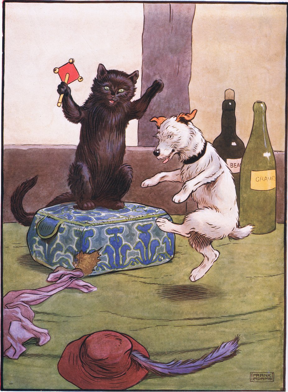 Hun gik til barbererne - for at købe en paryk til ham, da hun kom tilbage, dansede han en jig, 1930