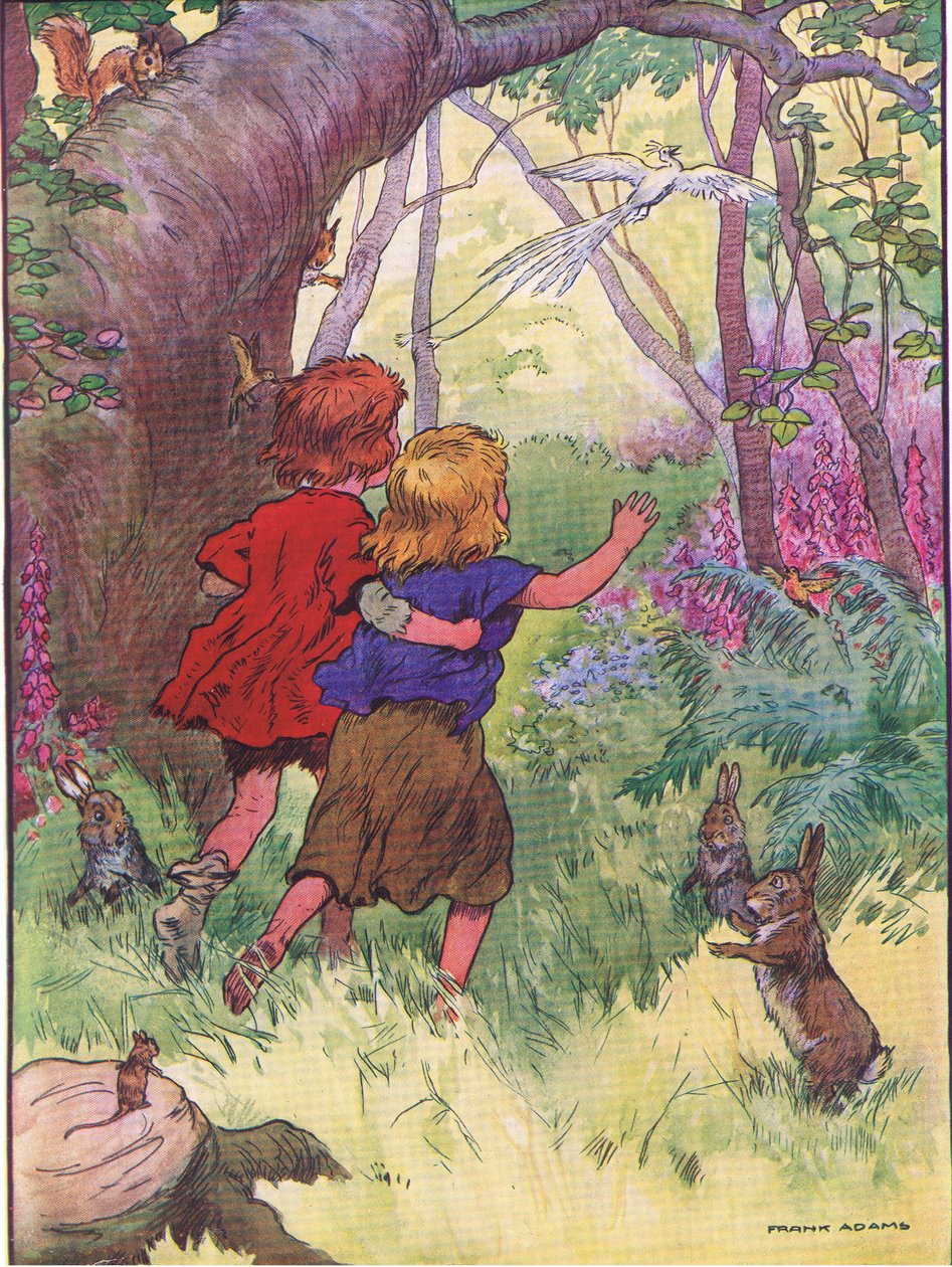 Børnene gik tabt, fra Hansel and Gretel udgivet af Blackie & Son Limited, ca. 1940 af Frank Adams