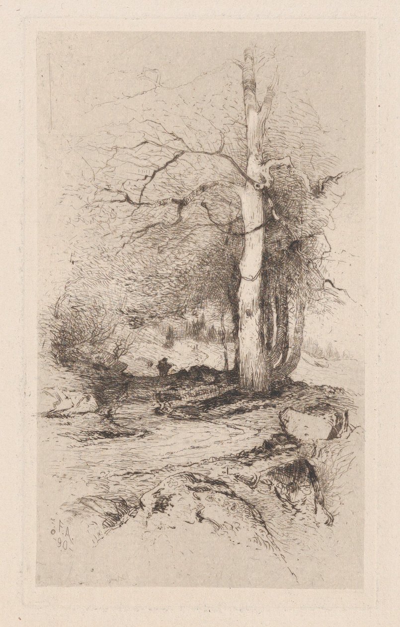 Landskab, 1890. af Frank Anderson