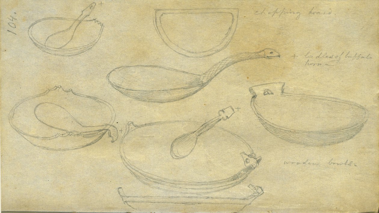 Køkkengrej, 1851 af Frank Blackwell Mayer
