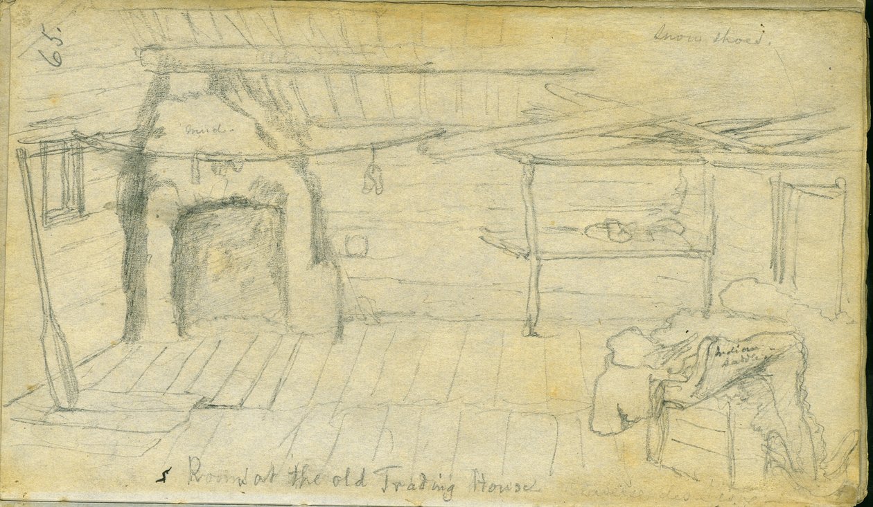 Værelse i det gamle Handelshus, 1851 af Frank Blackwell Mayer